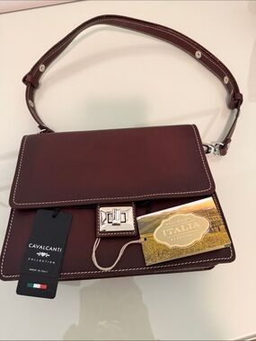 Cavalcanti Brown Leather Shoulder Bag